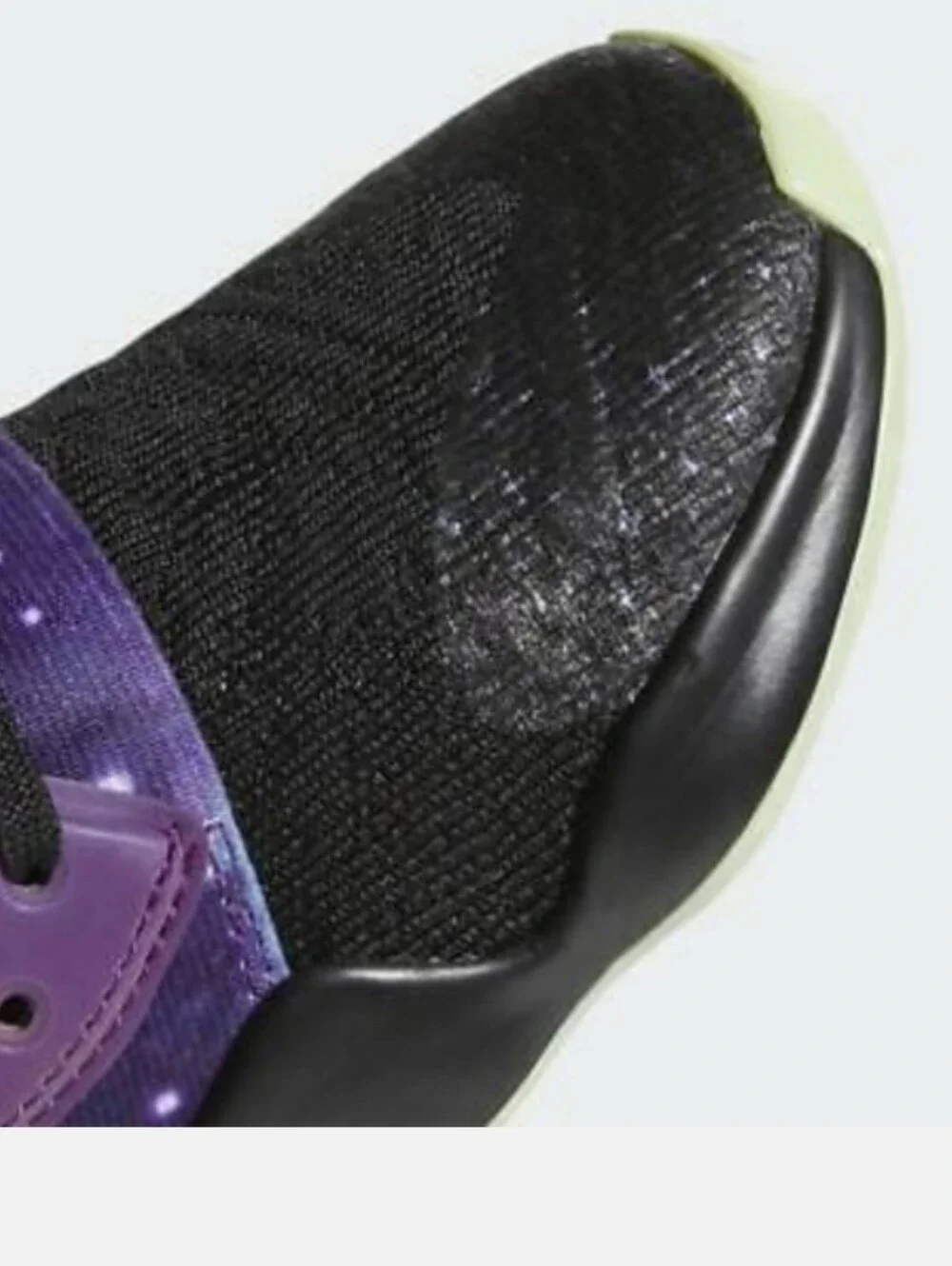 Adidas *James Harden* Vol 4  Kids Black & Purple Galaxy Sneakers